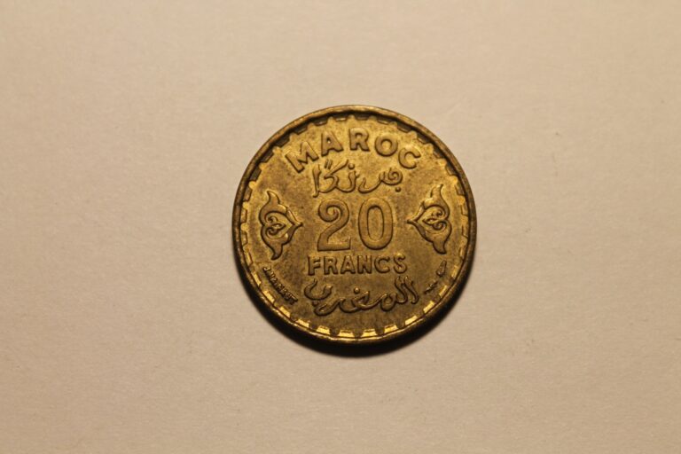 Read more about the article 1952 (1371) Morocco 20 Francs Coin – Moroccan
