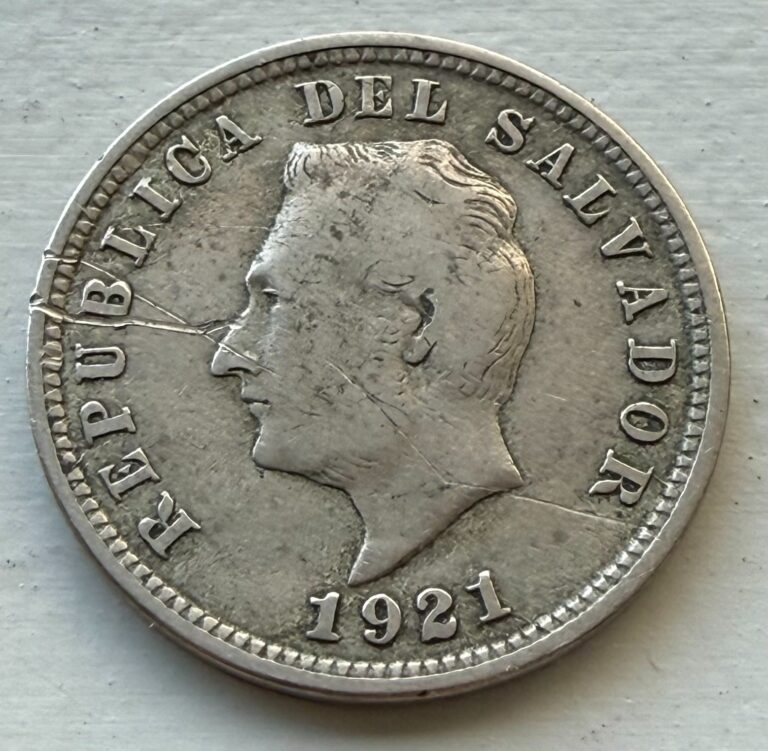 Read more about the article 1921 El Salvador 5 Centavos Coin ~ (VF) Very Fine Condition ~ Low Mintage