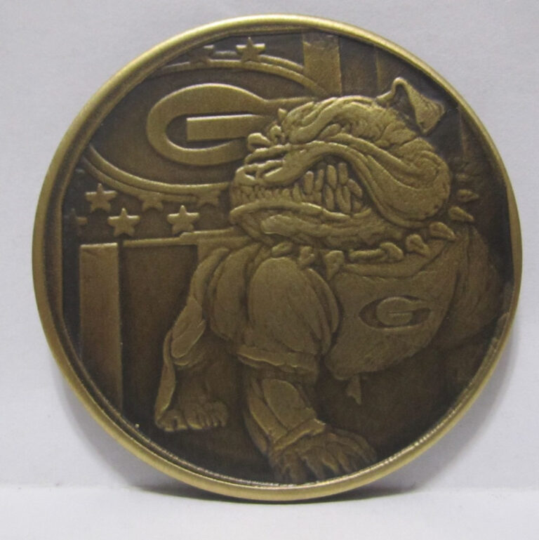 Read more about the article UGA UNIVERSITY OF GEORGIA BULLDOGS FOOTBALL BRONZE CHALLENGE COIN