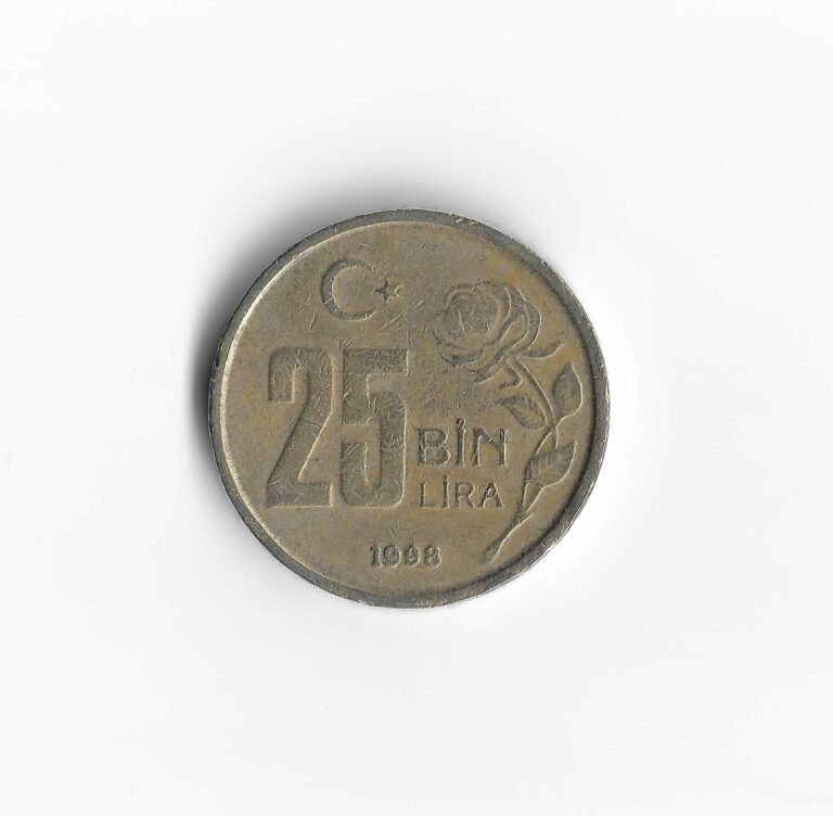 Read more about the article 1998 Turkey – 25 Bin Lira – 119 – Nickel Brass – 11g
