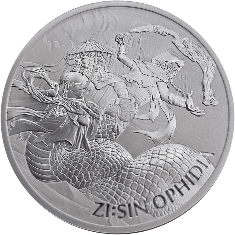 Read more about the article 2025 South Korea Zi:Sin Ophidia 1 oz Silver BU Coin