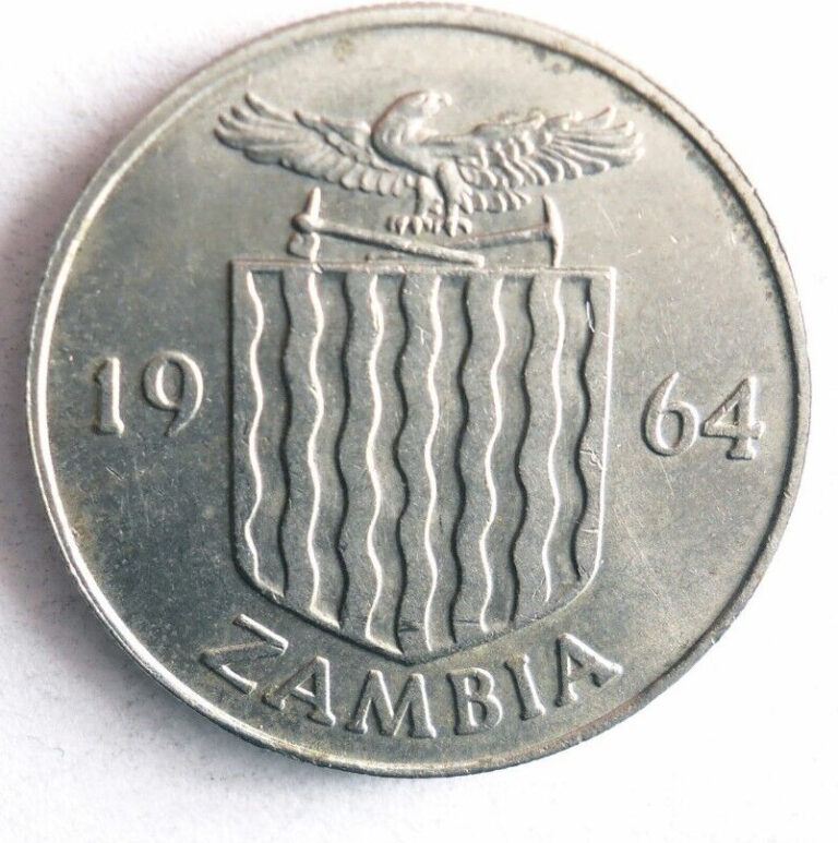 Read more about the article 1964 ZAMBIA SHILLING – Excellent Coin – FREE SHIP – Bin #62