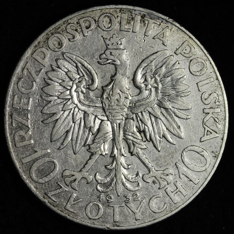 Read more about the article 1932 Queen Jadwiga Poland Coin 10 Zlotych E336 QRKT