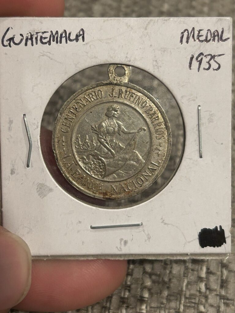 Read more about the article Guatemala 1935 Medalla Medal Scare