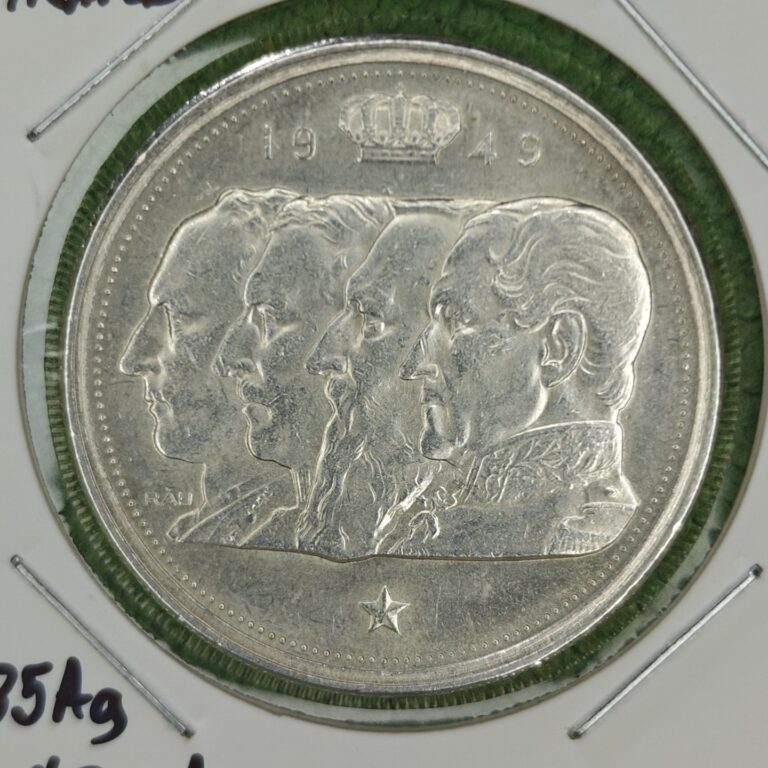 Read more about the article 1949 Belgium Silver 100 Francs
