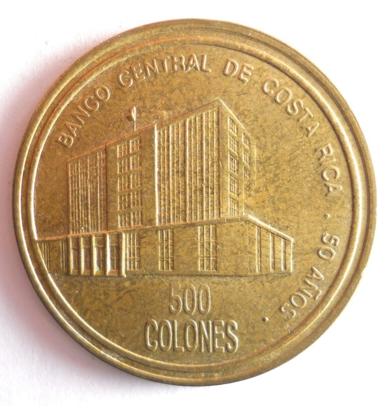 Read more about the article 2000 COSTA RICA 500 COLONES – Excellent Coin – FREE SHIP – Bin #998