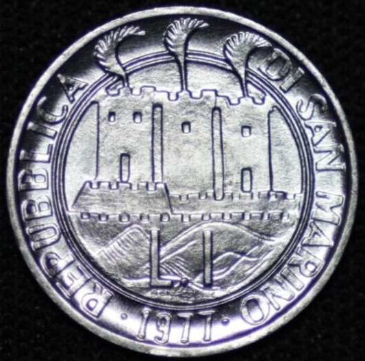 Read more about the article SAN MARINO ~ 1977 F.A.O. ~ Lira ~ BU ~ World Coin (1 COIN ONLY) ☘️ W-#1331 ☘️