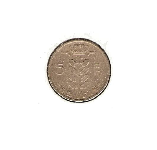 Read more about the article 1967 BELGIUM Coin 5 FRANCS
