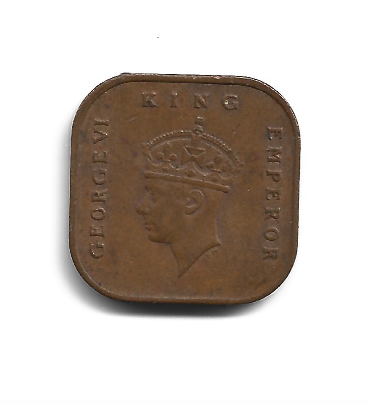 Read more about the article World Coins – Malaya 1 Cent 1943 Coin KM# 6 ; Lot-M2