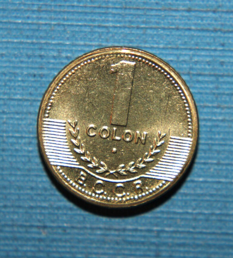 Read more about the article Costa Rica 1 Colon 1998 B.C.C.R. KM#233.  Chile mint CHBU UNC.From original roll