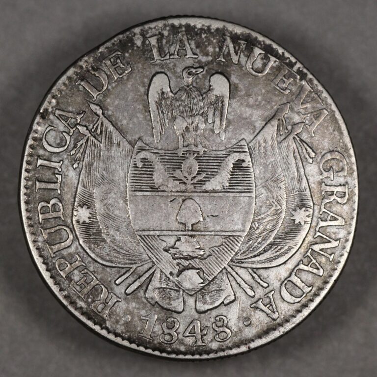 Read more about the article 1848 Colombia Silver 10 Reales