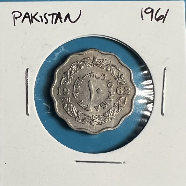 Read more about the article 1961 🇵🇰 PAKISTAN 10 PAISA COIN **NICE COIN**