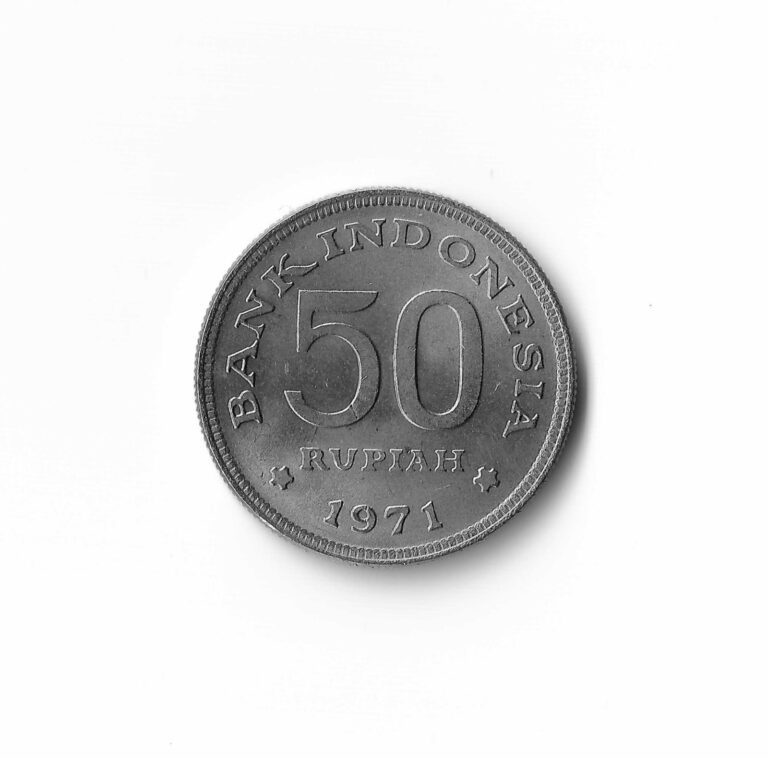 Read more about the article 1971 Bank Of Indonesia – 50 Rupiah – 717 – Copper Nickel – 6g