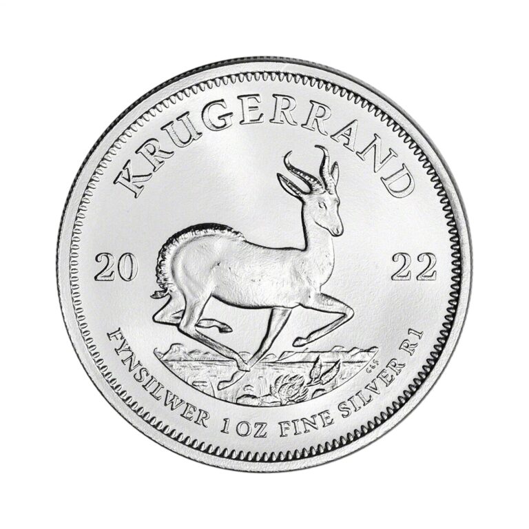 Read more about the article 2022 1 oz South Africa Silver Krugerrand Coin 1 1oz.999 Fine Silver