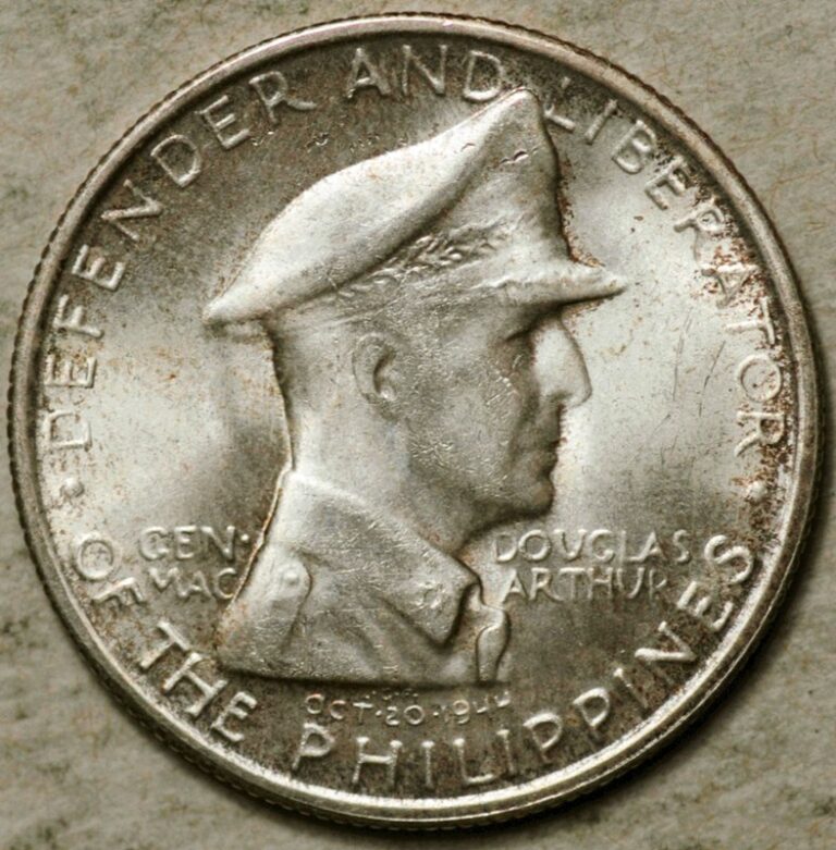 Read more about the article 1947 PHILIPPINES GEN. MACARTGUR SILVER 1 PESO (UNC-BU) LOT# 1