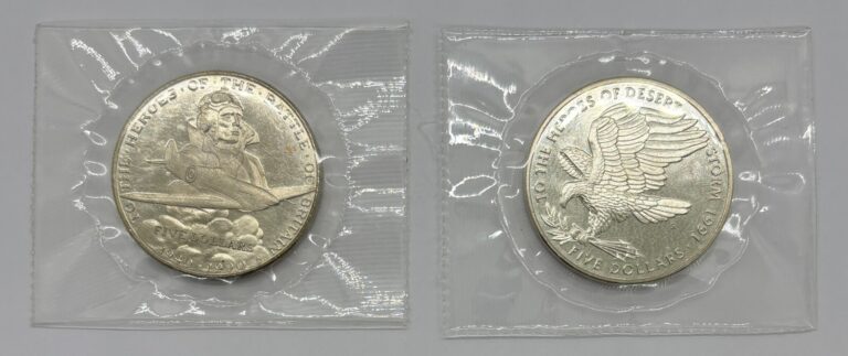 Read more about the article 1990 and 1991 Republic of Marshall Islands $5 Dollar Sealed Commemorative Coins