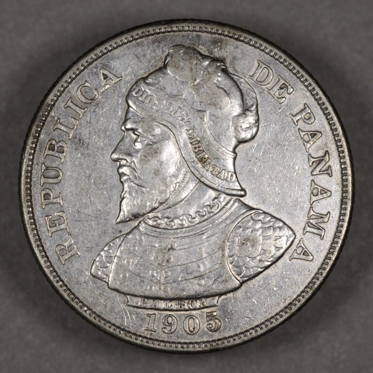 Read more about the article 1905 Panama Silver 50 Centesimos