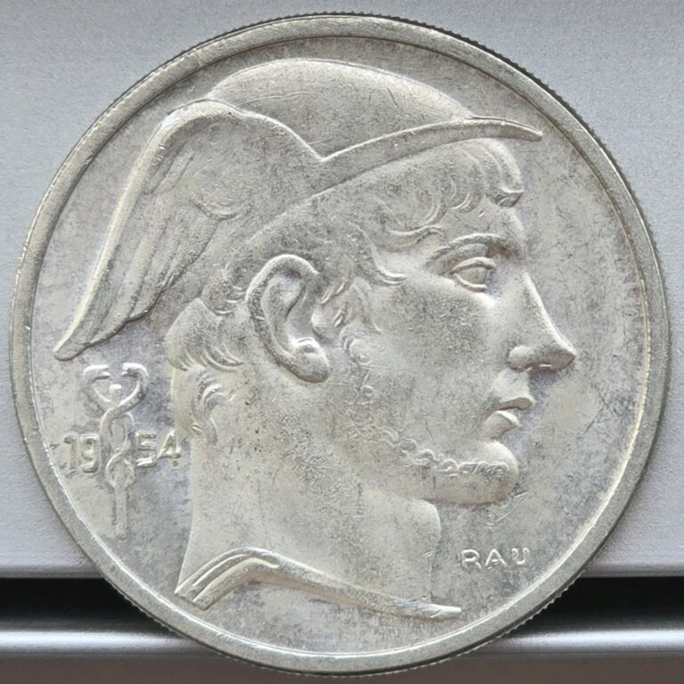 Read more about the article Belgium 1954 50 Francs Silver Coin French Variety