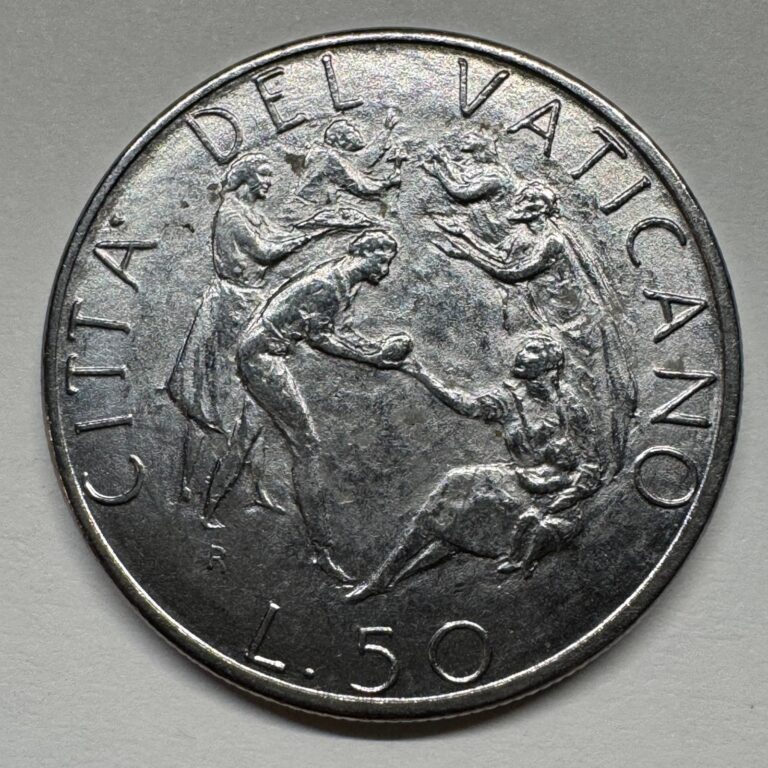 Read more about the article 1989 Vatican City 50 Lire John Paul II – Coin #C-068