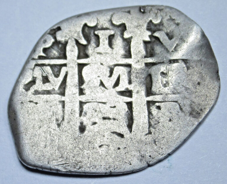 Read more about the article 1683 Spanish Bolivia 1 Reales Clipped Colonial 1600s Pirate Treasure Cob Coin