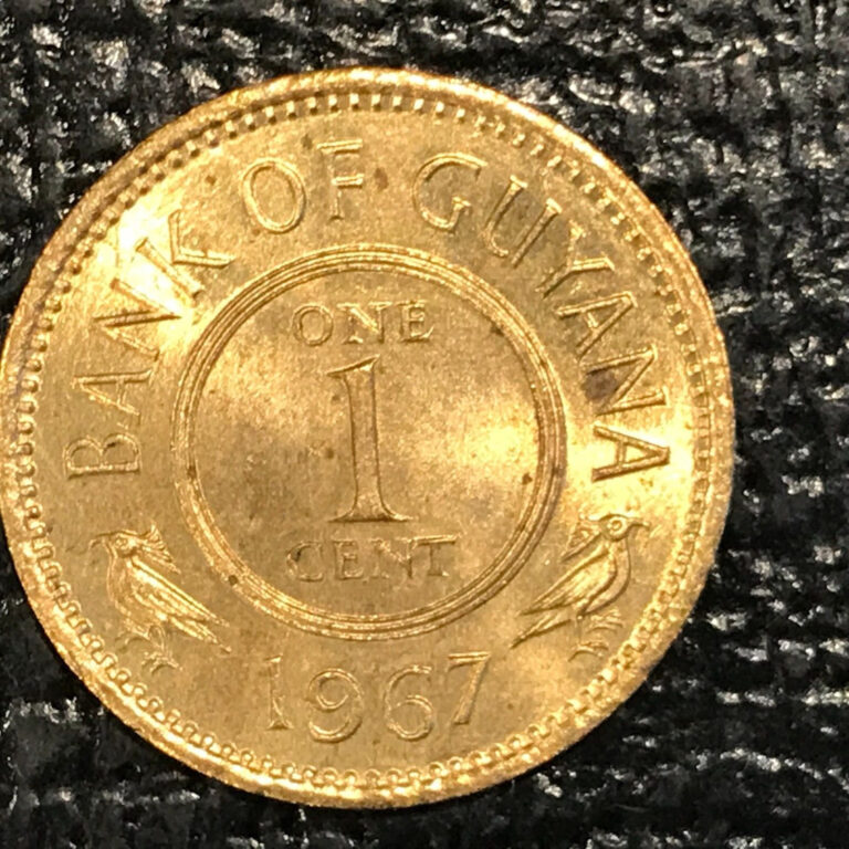 Read more about the article HIGH GRADE AU 1967 GUYANA 1 CENT COIN-DEC223