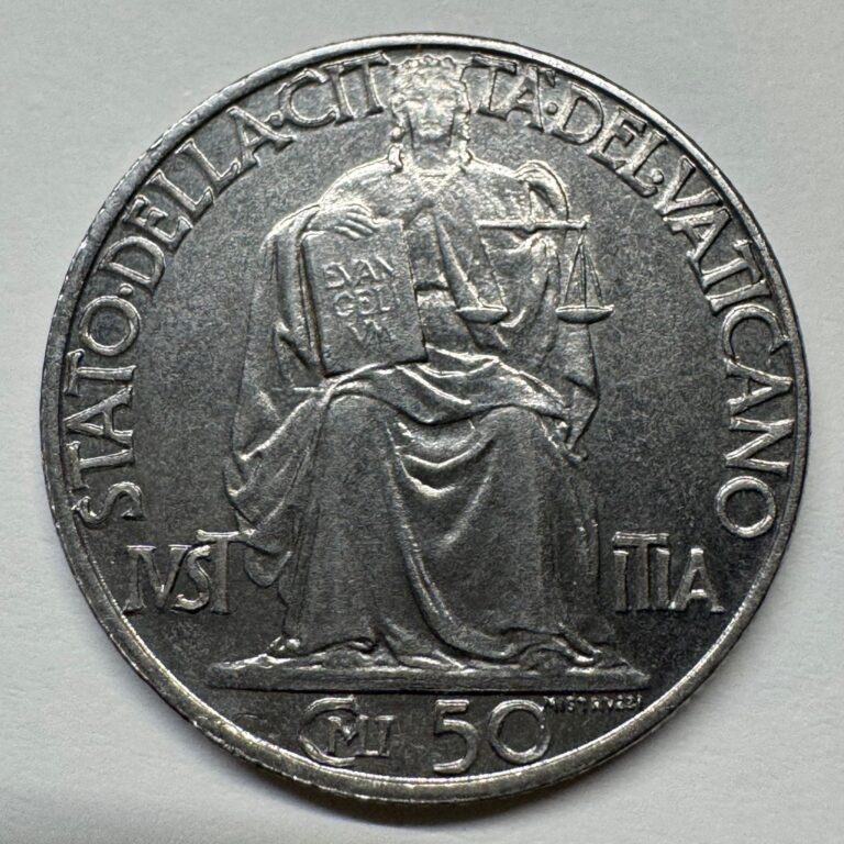 Read more about the article 1941 Vatican City 50 Centesimi – Coins #C-060