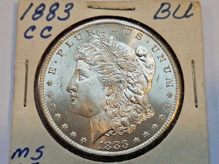 Read more about the article 1883-CC Morgan Dollar BU Uncirculated Mint State 90% Silver $1 US Coin