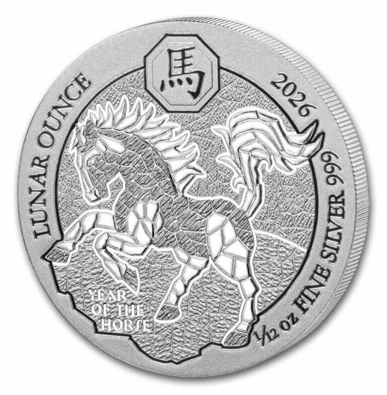 Read more about the article 2026 Rwanda 1/12 oz Silver Lunar Year of the Horse BU