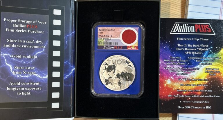 Read more about the article 2018 Tuvalu S$1 Thor NGCX MS 10 Film Series 2 – Thor Cape Cut Film Worn