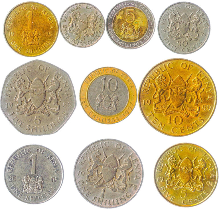 Read more about the article Kenya 10 Mixed Coins | Cents | Shillings | East Africa | Kenyan Currency | since