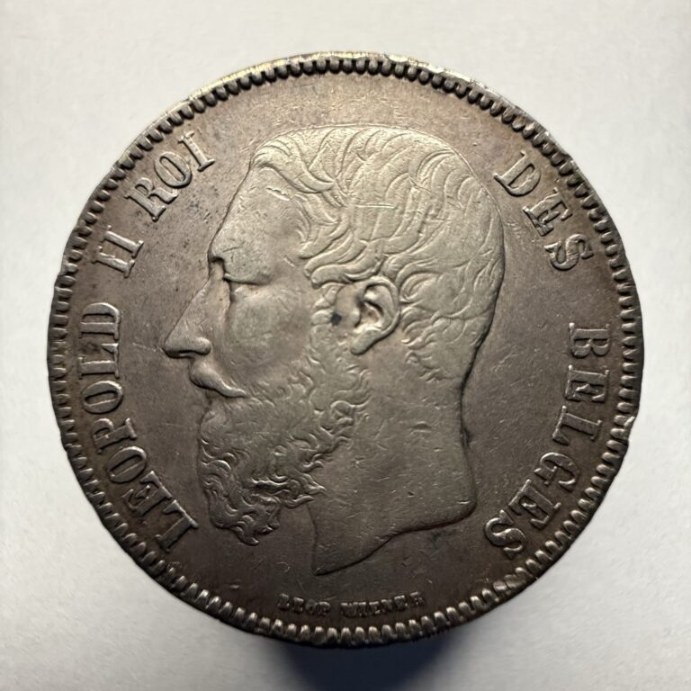 Read more about the article 1871 Belgium Silver 5 Francs