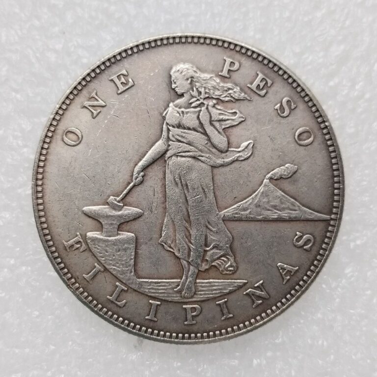 Read more about the article —1905-S Philippines Peso 1P Coin – Rare Key Date! As shown in the figure
