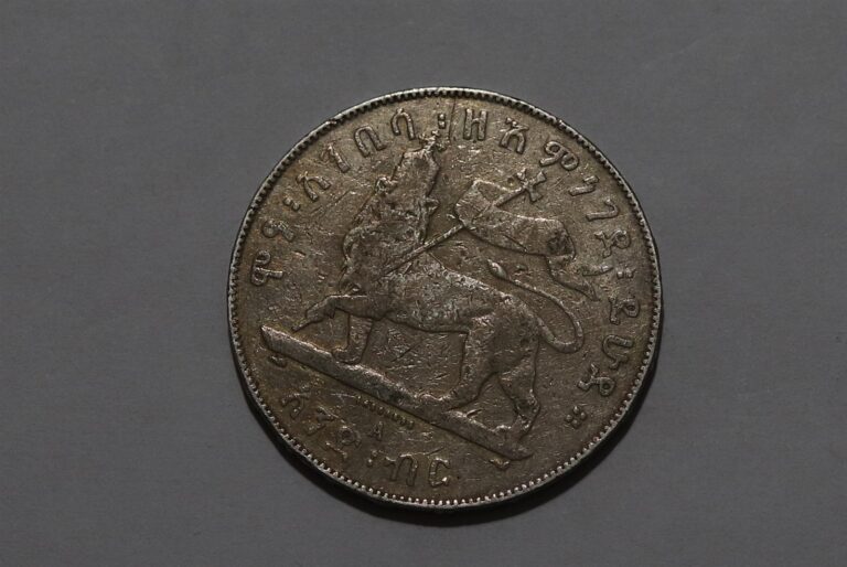 Read more about the article 🧭 🇪🇹 ETHIOPIA SILVER BIRR EE1889 SILVER 27.8Gr B84 #K1037