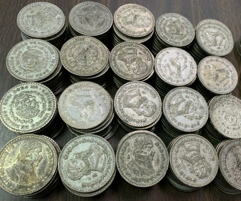 Read more about the article MEXICO SILVER One (1) Peso coin  vintage Mexican Peso  (1957-1967 type) KM 459