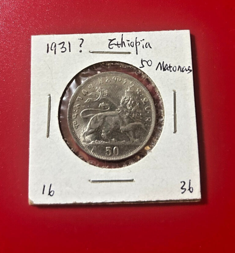 Read more about the article 1931 ? Ethiopia 50 Matonas Coin – Nice World Coin !!!