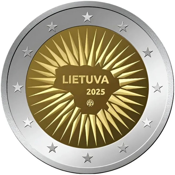 Read more about the article 2025 Lithuania € 2 Euro Uncirculated UNC Coin – National Defense Defence