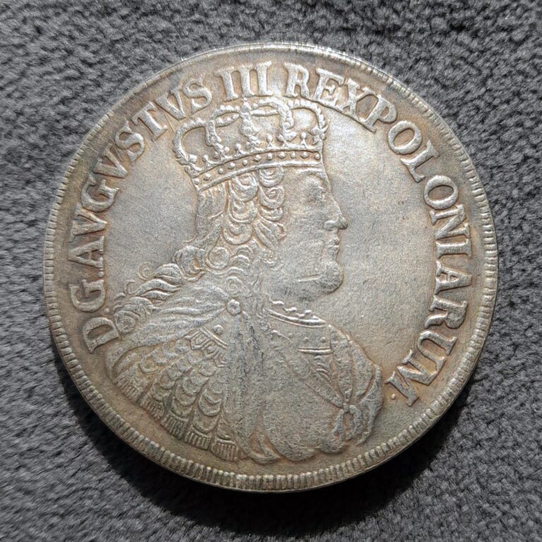Read more about the article 1 Thaler 1753 Poland Lithuania August III Sas Coin