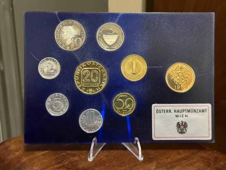 Read more about the article AUSTRIA 1984 OFFICIAL PROOF COIN SET