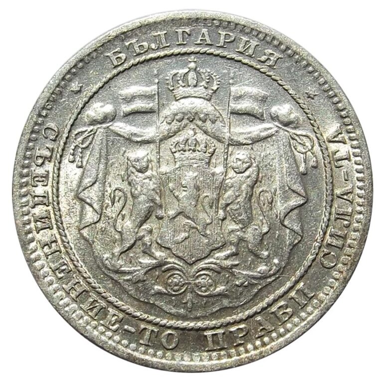 Read more about the article 1882 Bulgaria 1 Lev Coin — .835 Silver — KM #4 – Alexander I