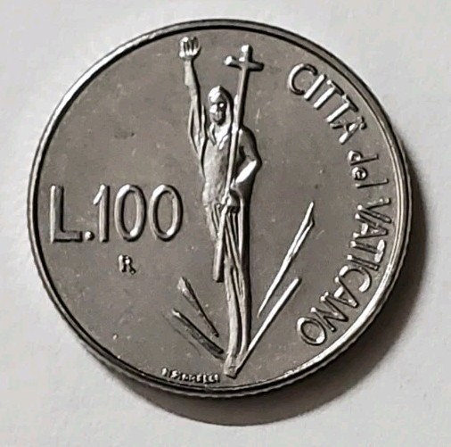 Read more about the article 1991 Vatican City 100 Lire Coin
