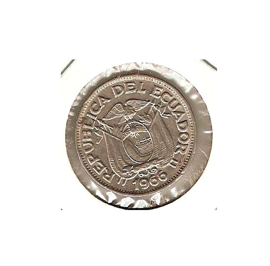 Read more about the article 1966 ECUADOR Coin 20 CENTAVOS