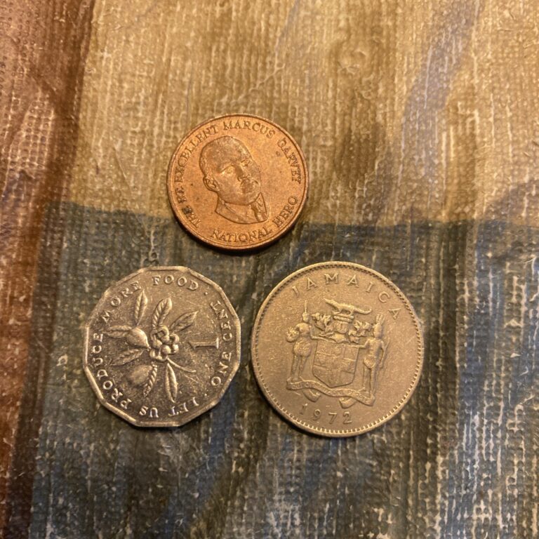 Read more about the article 1991 Jamaica 1 Cent  1972 10 Cents  1996 25 Cents- 3 Coins