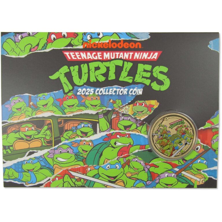 Read more about the article Teenage Mutant Ninja Turtles Collector $1 Coin in Card 2025 Tuvalu