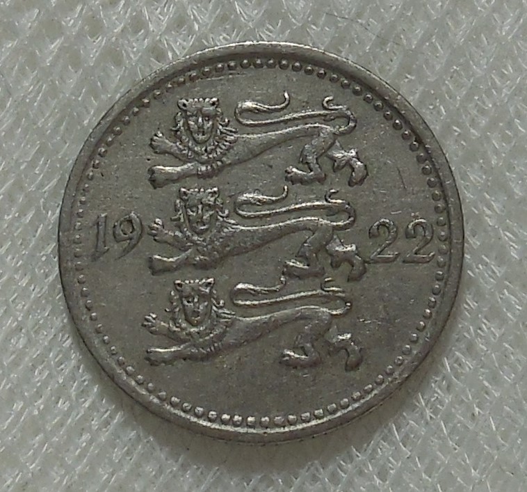 Read more about the article 1922 ESTONIA 3 MARKA COIN HIGH GRADE