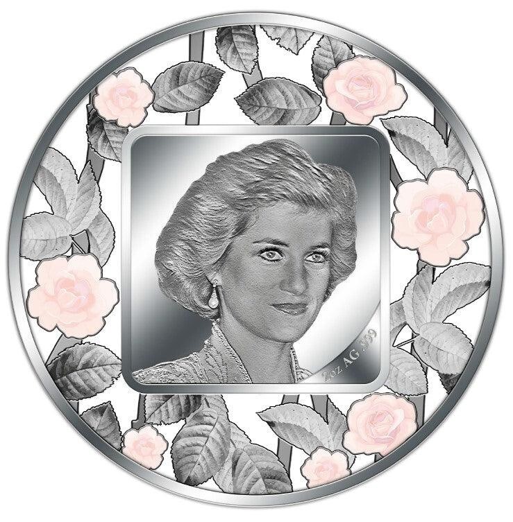 Read more about the article LADY DIANA FILIGREE 2 Oz Silver Coin 200 Francs Djibouti 2022