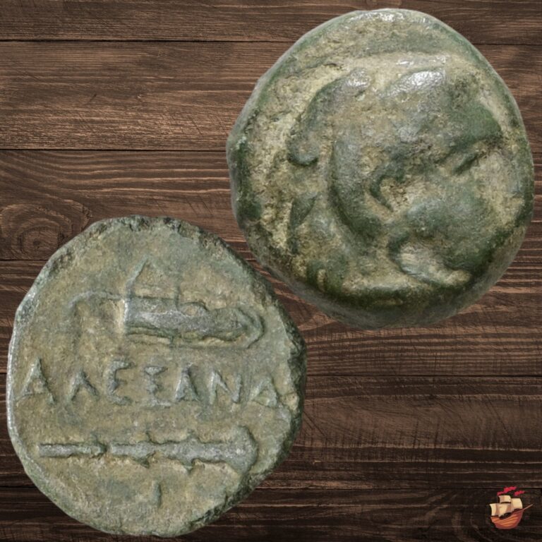 Read more about the article Ancient Greek Coin – Macedon Macedonia – Alexander the Great (336-323 BC) @Z415