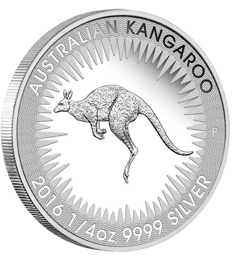 Read more about the article 2016 Australian FIRST Kangaroo PROOF .9999 Silver 1/4 oz Coin Australia