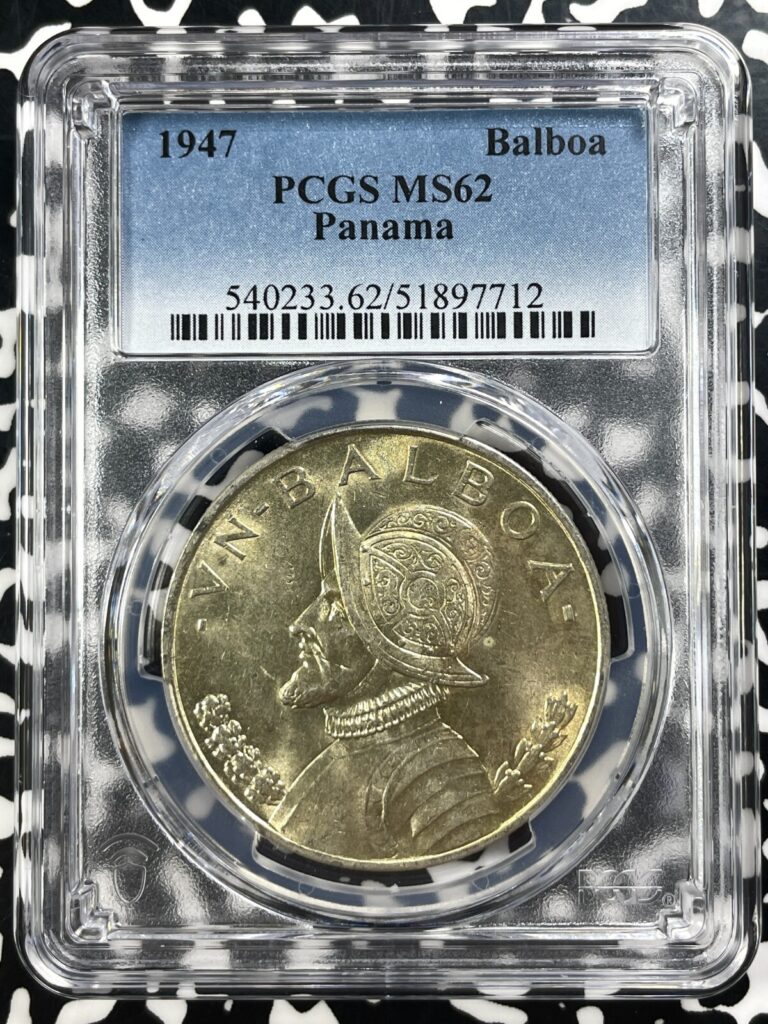 Read more about the article 1947 Panama 1 Balboa PCGS MS62 (Many Available) (1 Coin Only) Silver! Nice UNC!
