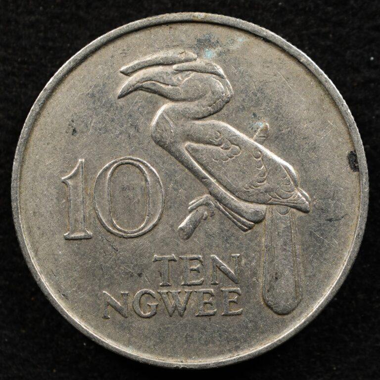Read more about the article Zambia 10 Ngwee 1968  Coin  Inv#J614