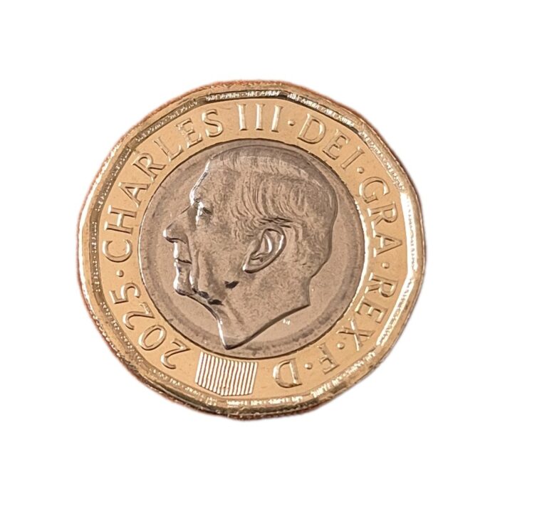 Read more about the article 2025 £1 ONE POUND RARE LOW MINTAGE KING CHARLES UNC BEES COIN FROM A SEALED BAG